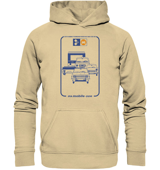 DDR Ostalgie Kapuze / Hoodie Unisex • VEB IFA-KOMBINAT PKW KARL-MARX-STADT