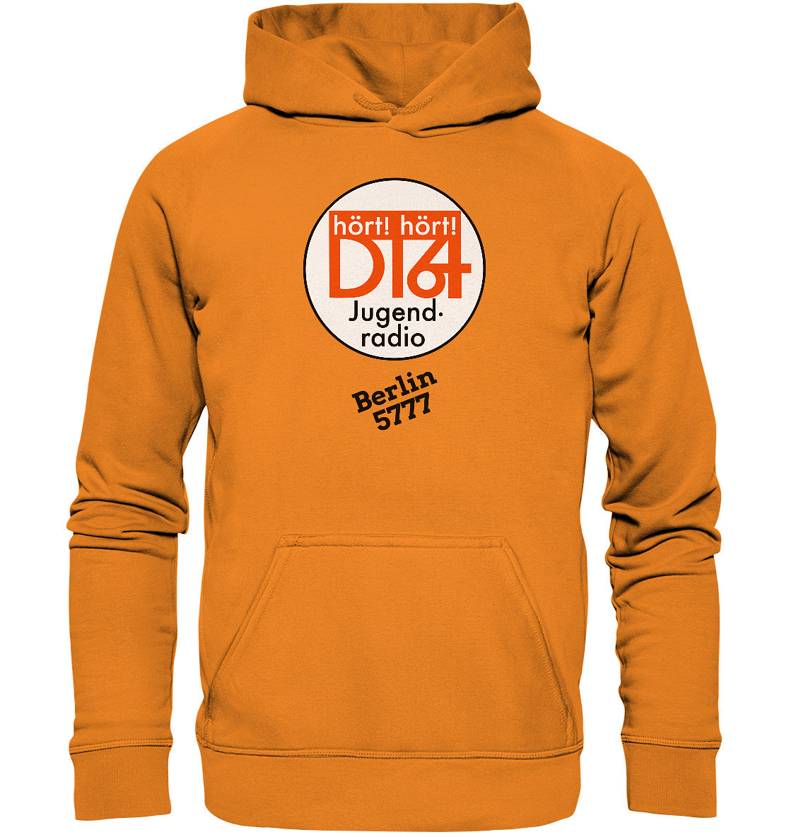 DDR Ostalgie Kapuze / Hoodie Unisex • HÖRT HÖRT! DT64
