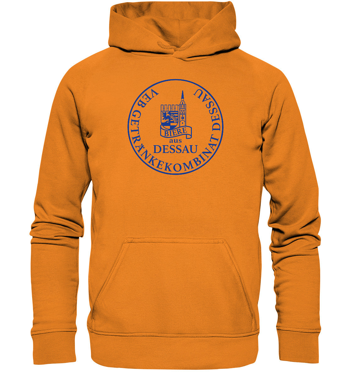 DDR Ostalgie Kapuze / Hoodie Unisex • VEB GETRÄNKEKOMBINAT DESSAU BIERE