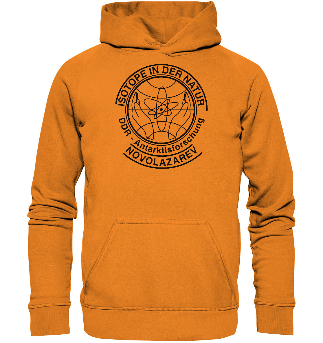DDR Ostalgie Kapuze / Hoodie Unisex • ISOTOPE IN DER NATUR, DDR-ANTARKTISFORSCHUNG