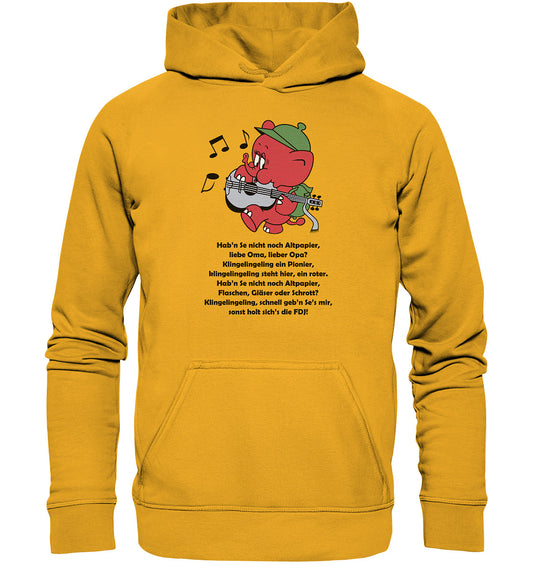 DDR Ostalgie Kapuze / Hoodie Unisex • SERO EMMY - HAB'N SE NICH NOCH ALTPAPIER