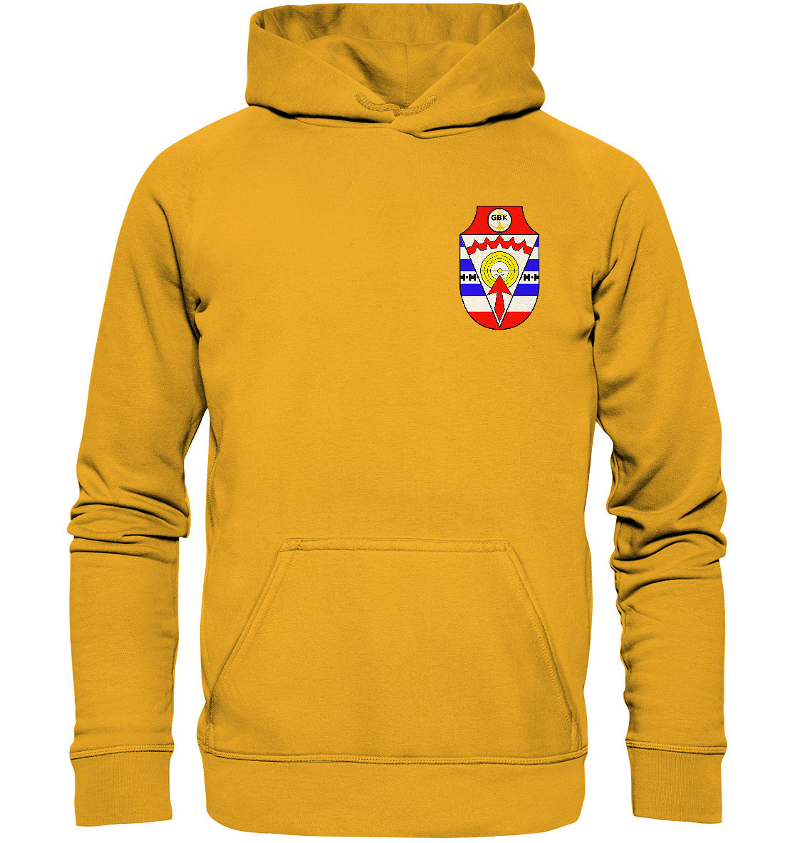 DDR Ostalgie Kapuze / Hoodie Unisex • DDR GRENZBRIGADE KÜSTE BRUST BADGE
