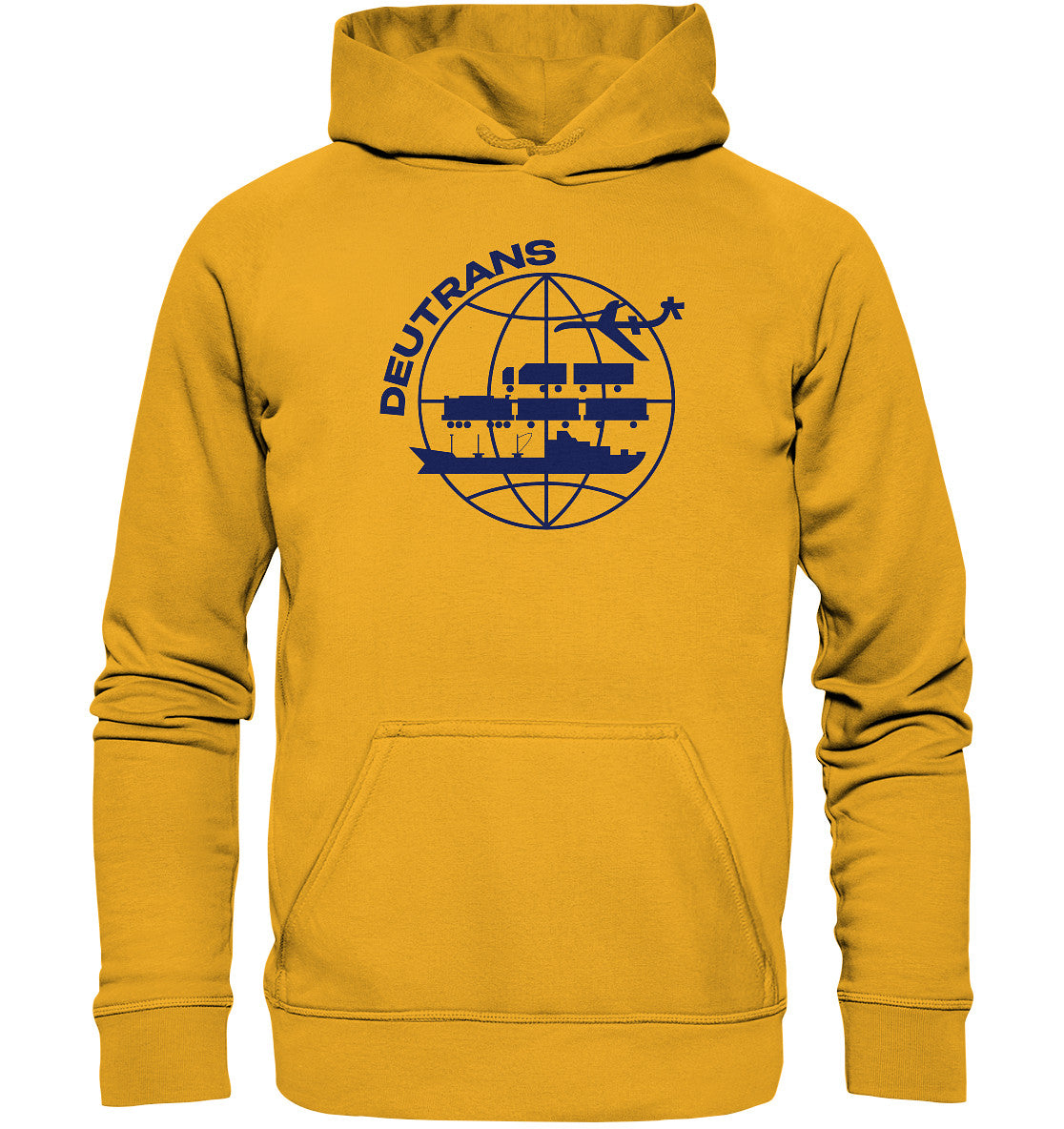 DDR Ostalgie Kapuze / Hoodie Unisex • DEUTRANS - DEUTSCH-RUSSISCHE TRANSPORT-AKTIENGESELLSCHAFT