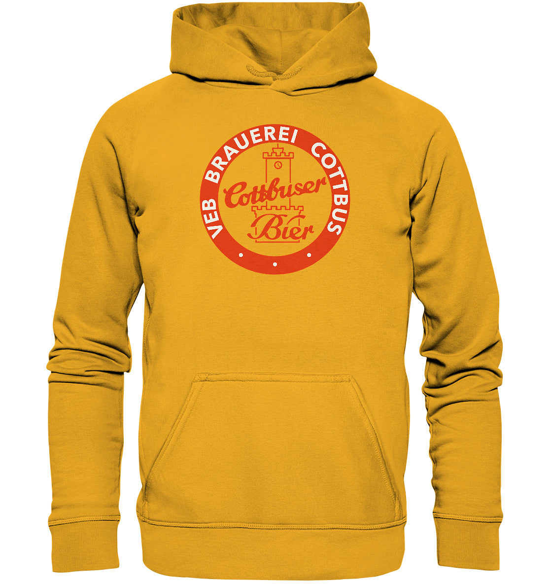 DDR Ostalgie Kapuze / Hoodie Unisex • VEB BRAUEREI COTTBUS