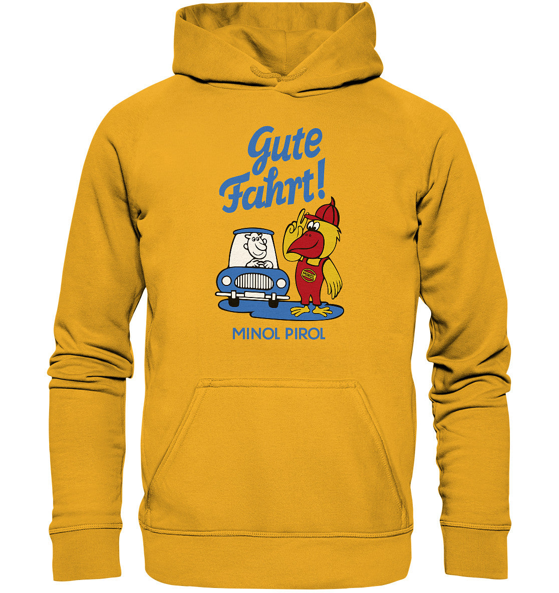 DDR Ostalgie Kapuze / Hoodie Unisex • GUTE FAHRT! MINOL PIROL