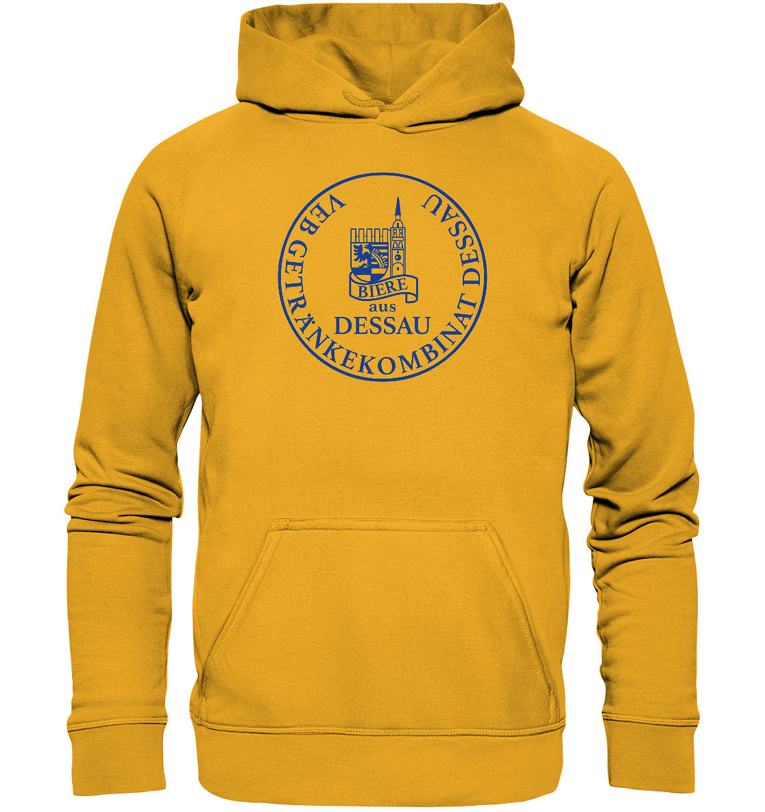 DDR Ostalgie Kapuze / Hoodie Unisex • VEB GETRÄNKEKOMBINAT DESSAU BIERE