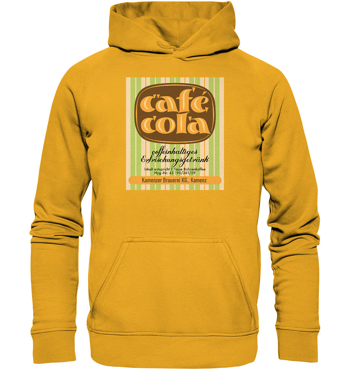 DDR Ostalgie Kapuze / Hoodie Unisex • CAFÉ COLA - KAMENZ