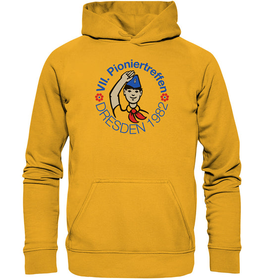 DDR Ostalgie Kapuze / Hoodie Unisex • 7. PIONIERTREFFEN - DRESDEN 1982