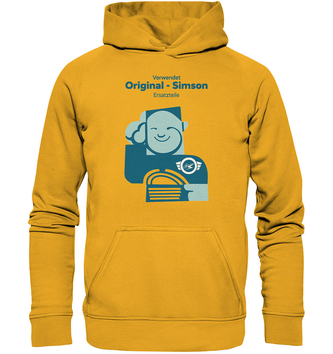 DDR Ostalgie Kapuze / Hoodie Unisex • WERKSTATT-WERBUNG SIMSON-ERSATZTEILE