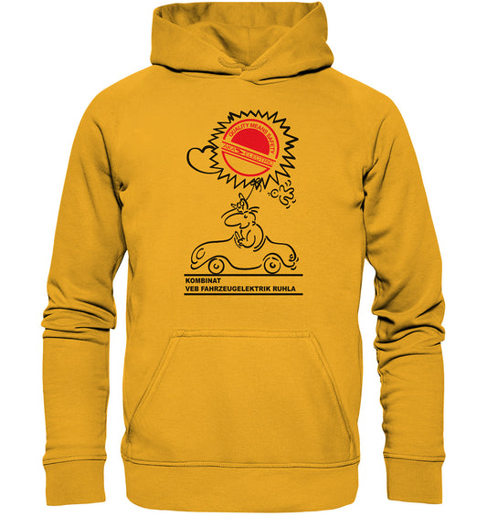 DDR Ostalgie Kapuze / Hoodie Unisex • AKA ELEKTRIK - VEB FAHRZEUGELEKTRIK RUHLA