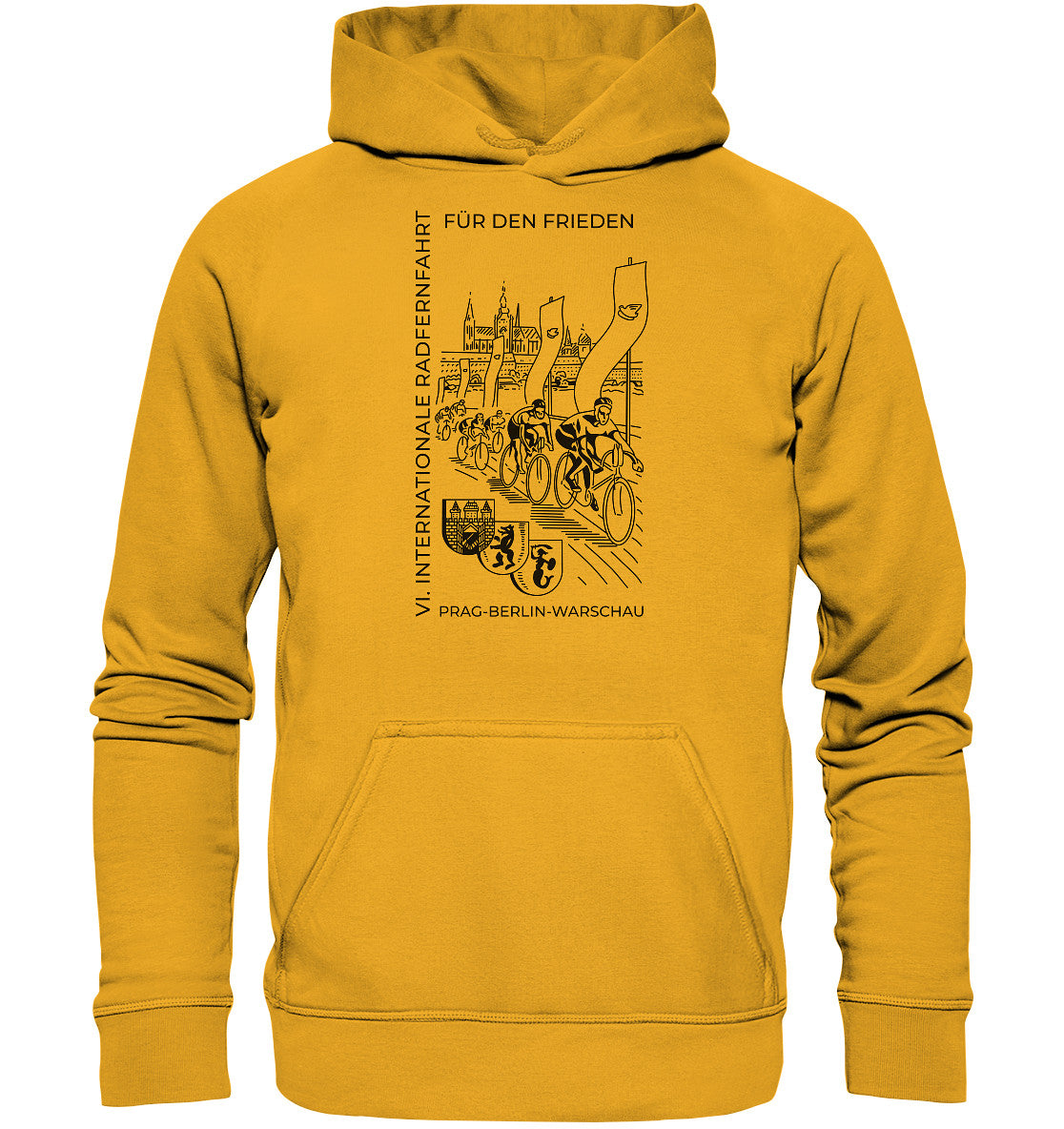 DDR Ostalgie Kapuze / Hoodie Unisex • 6. INTERNATIONALE FRIEDENSFAHRT - Basic Unisex Hoodie