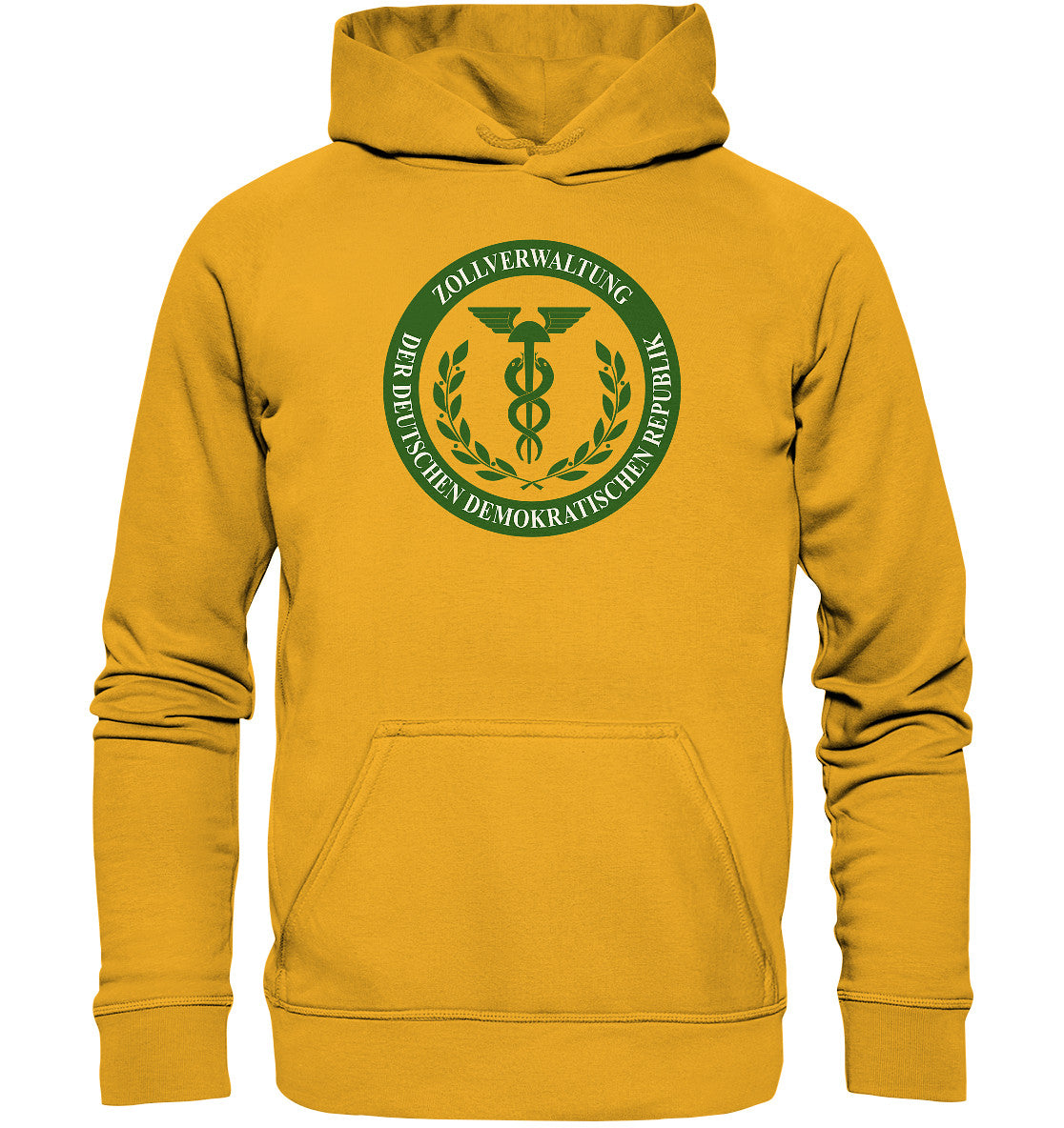 DDR Ostalgie Kapuze / Hoodie Unisex • ZOLLVERWALTUNG DER DDR