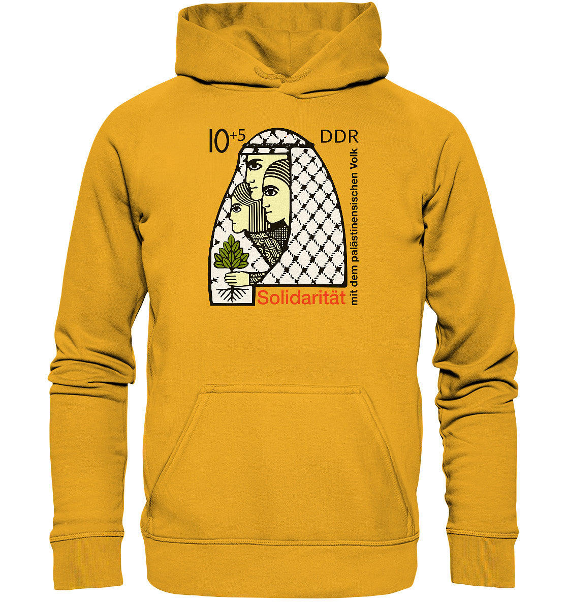 DDR Ostalgie Kapuze / Hoodie Unisex • SOLIDARITÄT MIT DEM PALÄSTINENSISCHEN VOLK