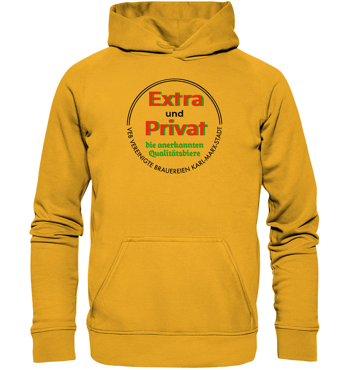 DDR Ostalgie Kapuze / Hoodie Unisex • VEB BRAUEREIEN KARL-MARX-STADT