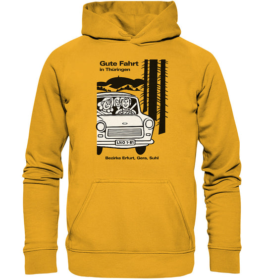 DDR Ostalgie Kapuze / Hoodie Unisex • GUTE FAHRT IN THÜRINGEN