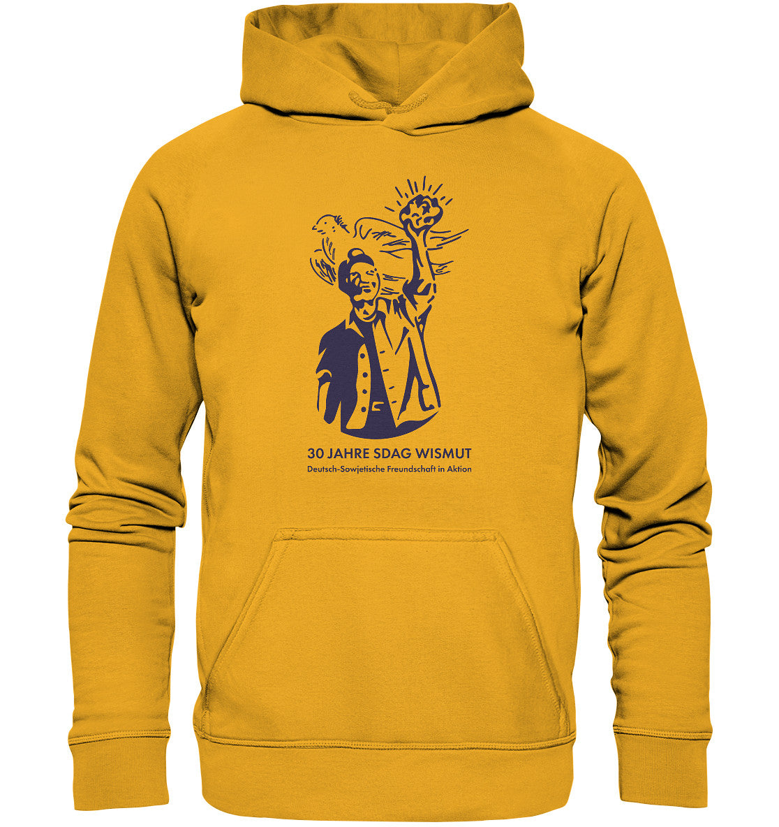 DDR Ostalgie Kapuze / Hoodie Unisex • 30 JAHRE SDAG WISMUT
