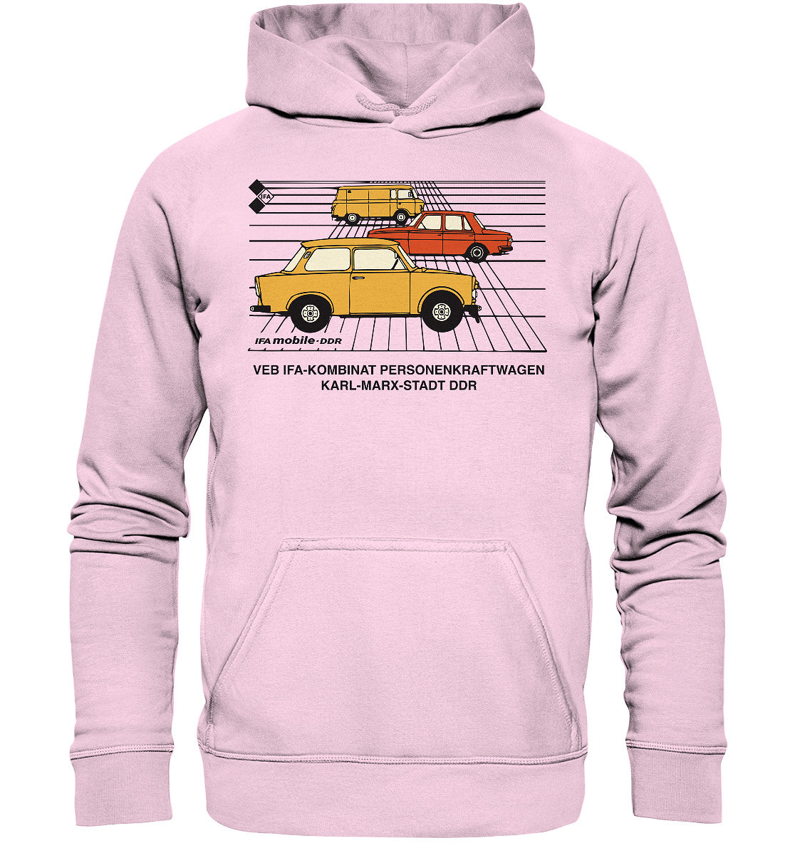 DDR Ostalgie Kapuze / Hoodie Unisex • IFA MOBILE DDR - ORIGINALWERBUNG
