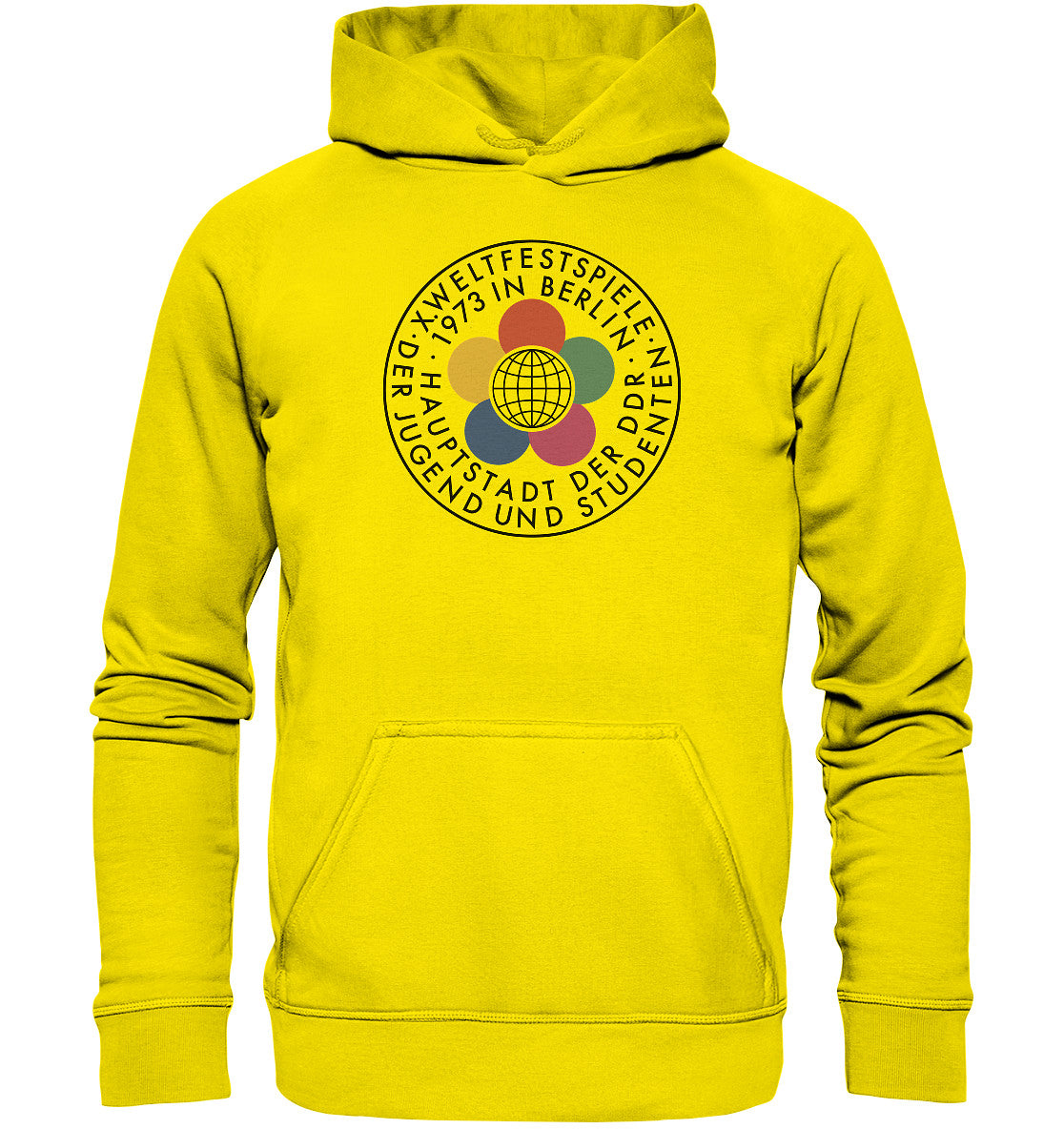 DDR Ostalgie Kapuze / Hoodie Unisex • WELTFESTSPIELE 1973 - HELL