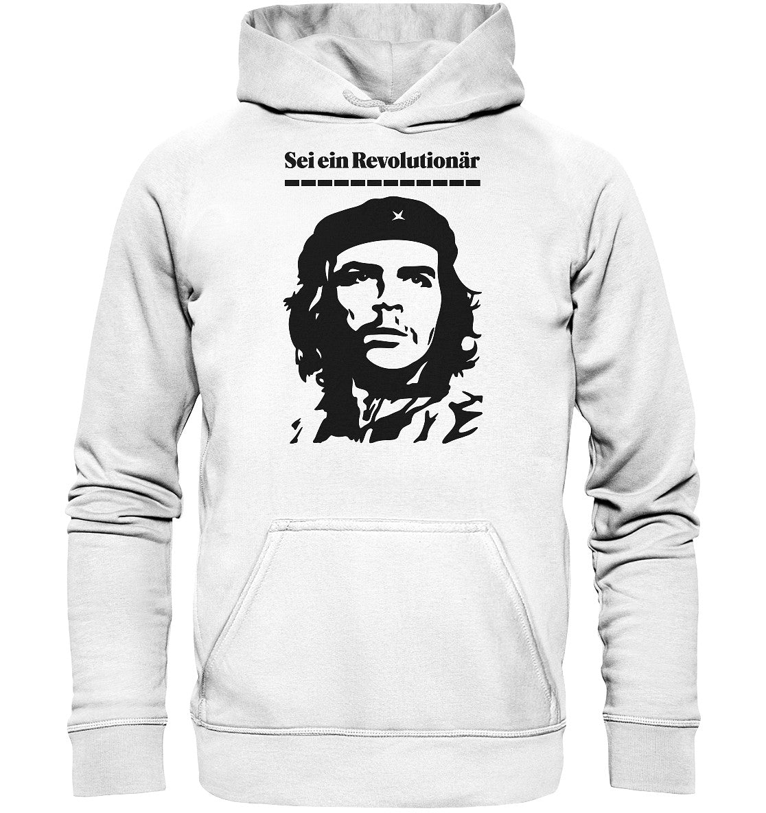 DDR Ostalgie Kapuze / Hoodie Unisex • SEI EIN REVOLUTIONÄR - CHE GUEVARA (DDR ORIGINAL-PLAKAT)