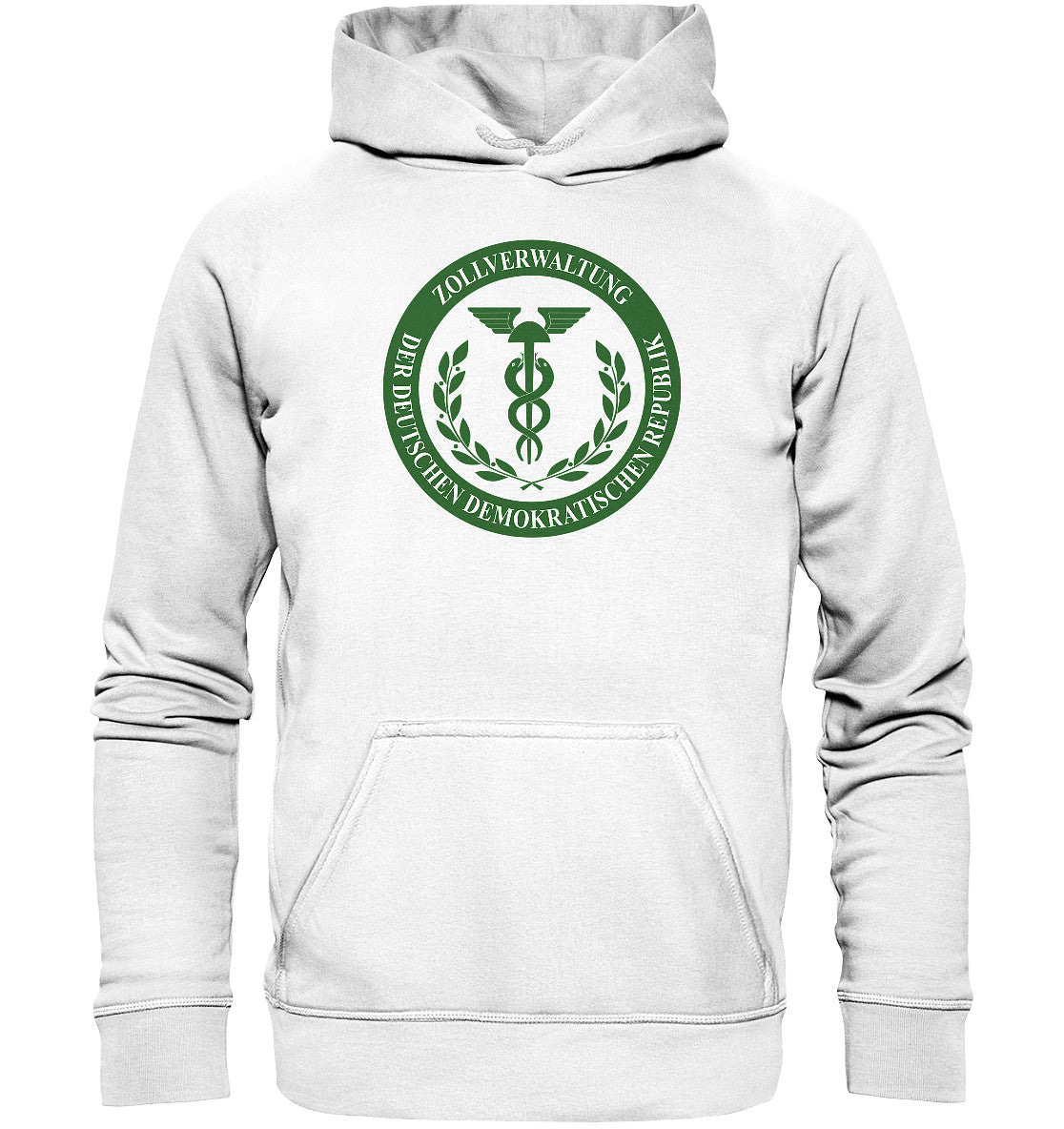 DDR Ostalgie Kapuze / Hoodie Unisex • ZOLLVERWALTUNG DER DDR