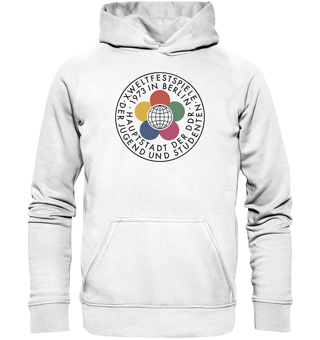 DDR Ostalgie Kapuze / Hoodie Unisex • WELTFESTSPIELE 1973 - HELL