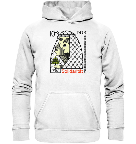 DDR Ostalgie Kapuze / Hoodie Unisex • SOLIDARITÄT MIT DEM PALÄSTINENSISCHEN VOLK