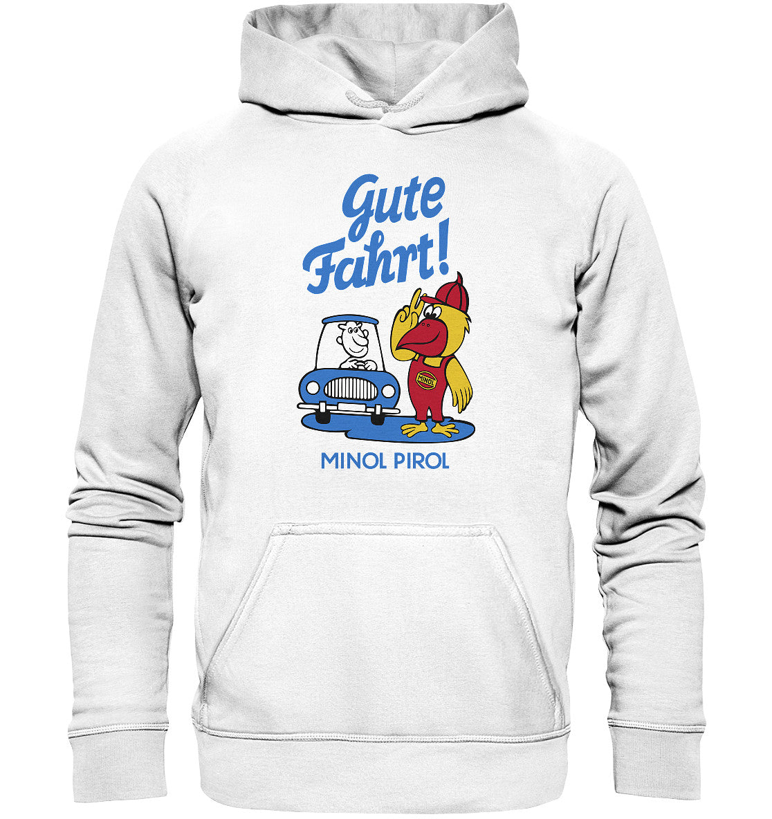 DDR Ostalgie Kapuze / Hoodie Unisex • GUTE FAHRT! MINOL PIROL