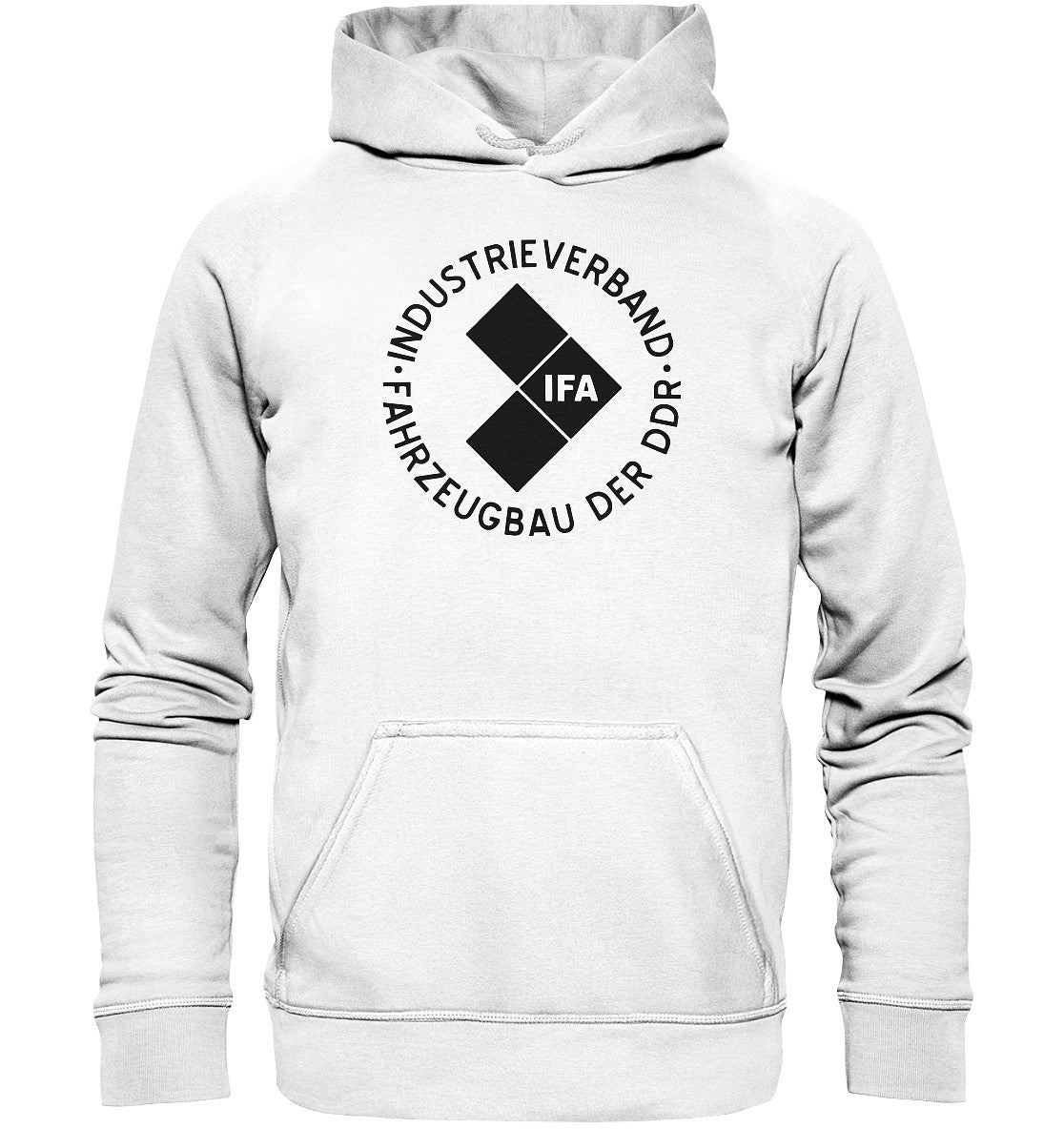 DDR Ostalgie Kapuze / Hoodie Unisex • IFA - WEISS