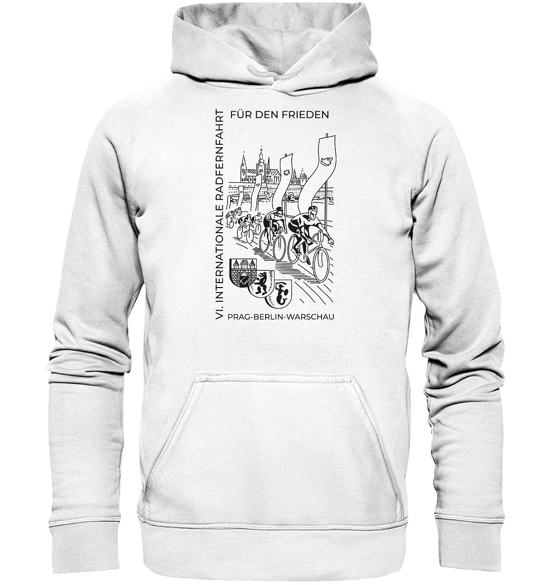 DDR Ostalgie Kapuze / Hoodie Unisex • 6. INTERNATIONALE FRIEDENSFAHRT - Basic Unisex Hoodie