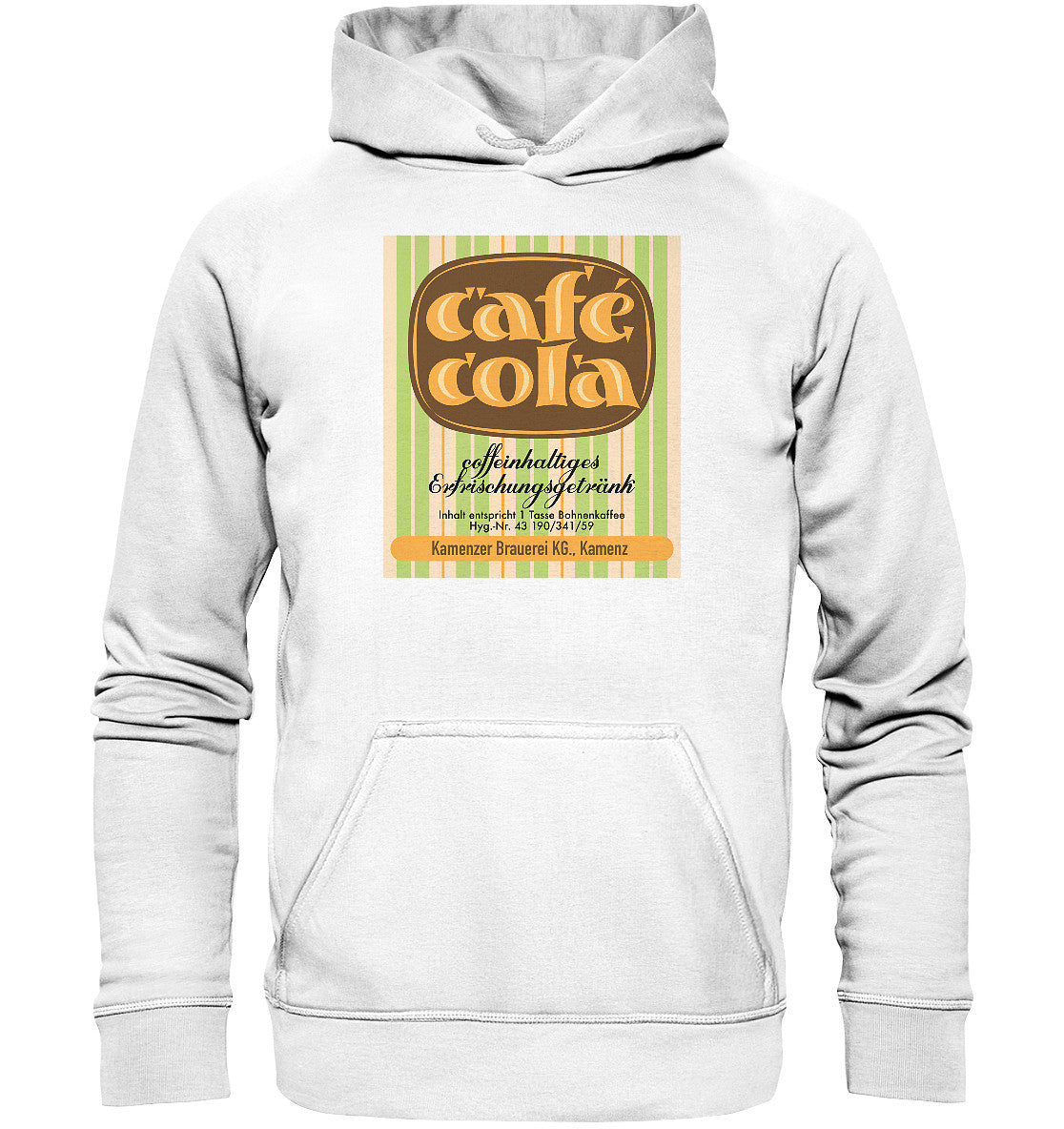 DDR Ostalgie Kapuze / Hoodie Unisex • CAFÉ COLA - KAMENZ