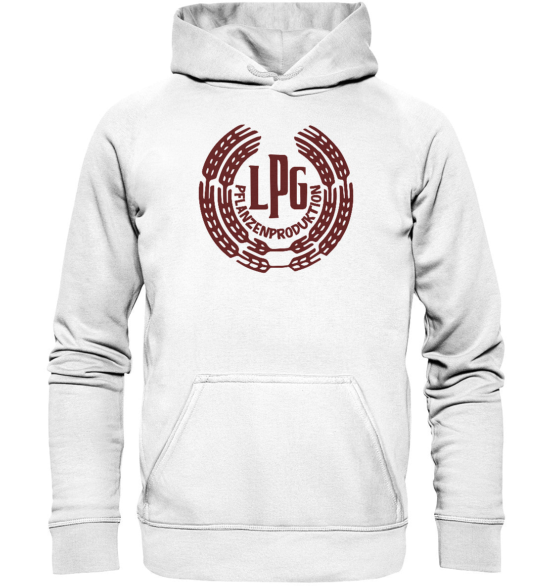 DDR Ostalgie Kapuze / Hoodie Unisex • LPG PFLANZENPRODUKTION - HELL