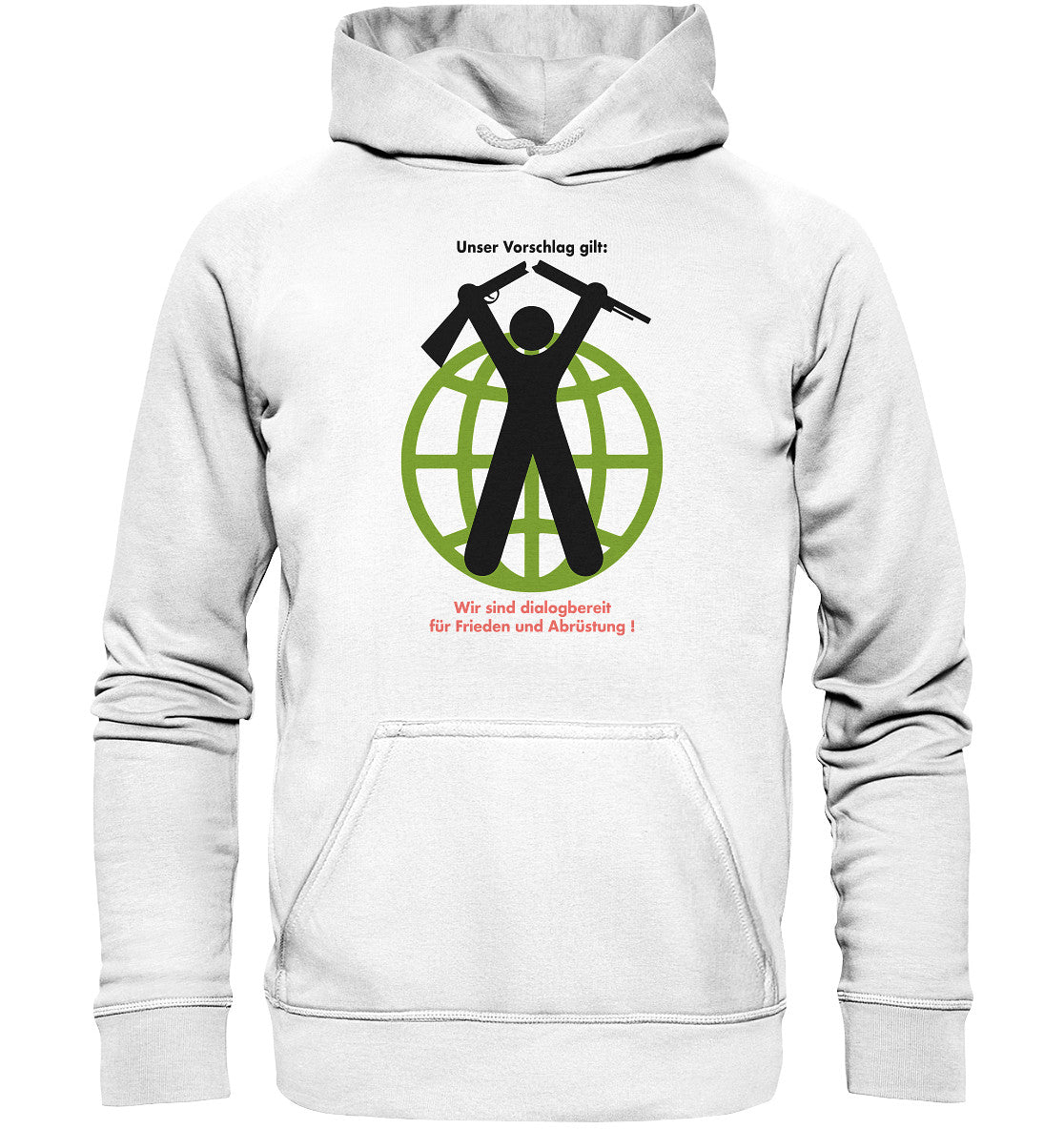 DDR Ostalgie Kapuze / Hoodie Unisex • FRIEDEN UND ABRÜSTUNG