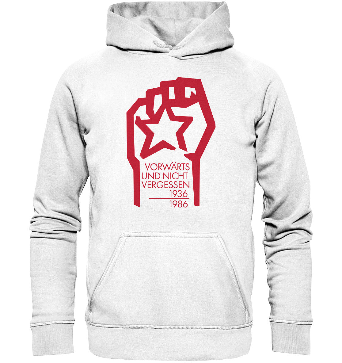 DDR Ostalgie Kapuze / Hoodie Unisex • 1936-1986 SPANISCHER BÜRGERKRIEG