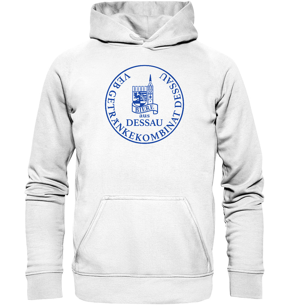 DDR Ostalgie Kapuze / Hoodie Unisex • VEB GETRÄNKEKOMBINAT DESSAU BIERE