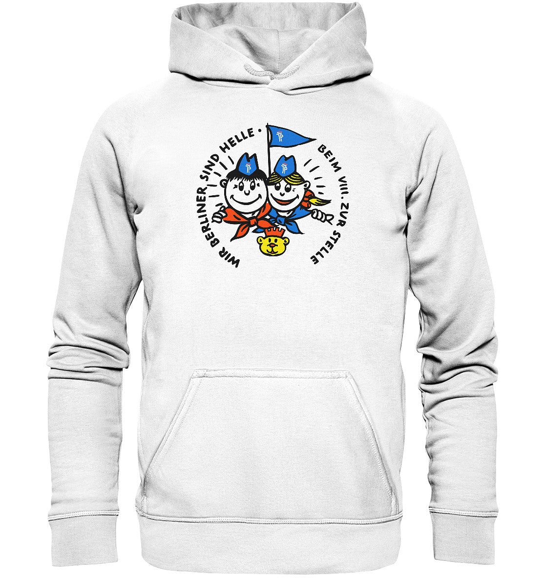 DDR Ostalgie Kapuze / Hoodie Unisex • 8. PIONIERTREFFEN BERLIN