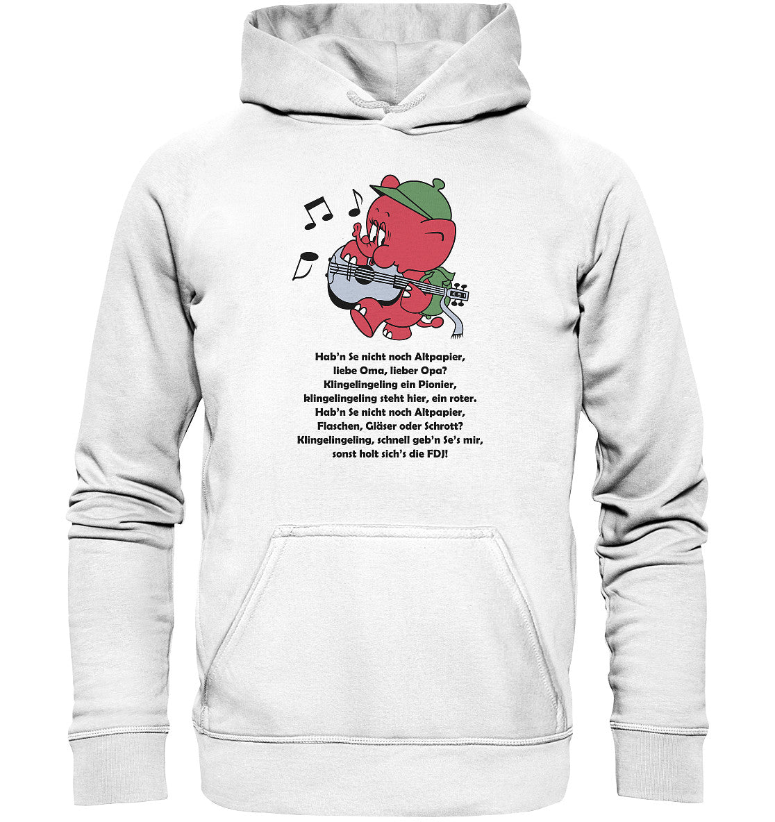 DDR Ostalgie Kapuze / Hoodie Unisex • SERO EMMY - HAB'N SE NICH NOCH ALTPAPIER