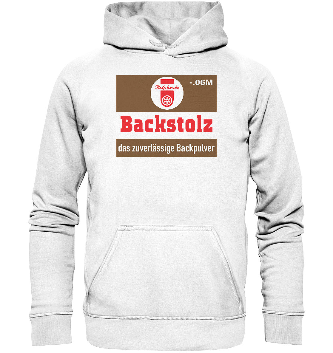 DDR Ostalgie Kapuze / Hoodie Unisex • BACKSTOLZ BACKPULVER