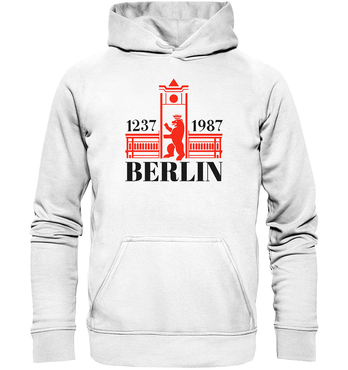 DDR Ostalgie Kapuze / Hoodie Unisex • BERLIN 1237-1987