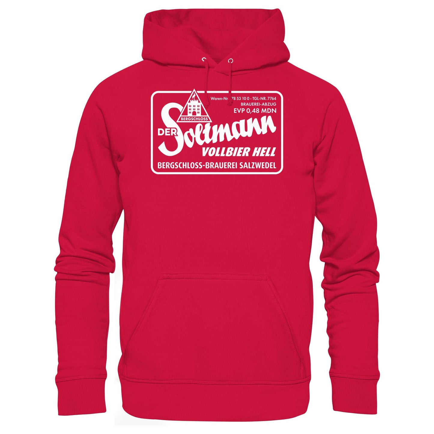 DDR Ostalgie Kapuze / Hoodie Unisex • BERGSCHLOSS SALZWEDEL SOLTMANN BIERE