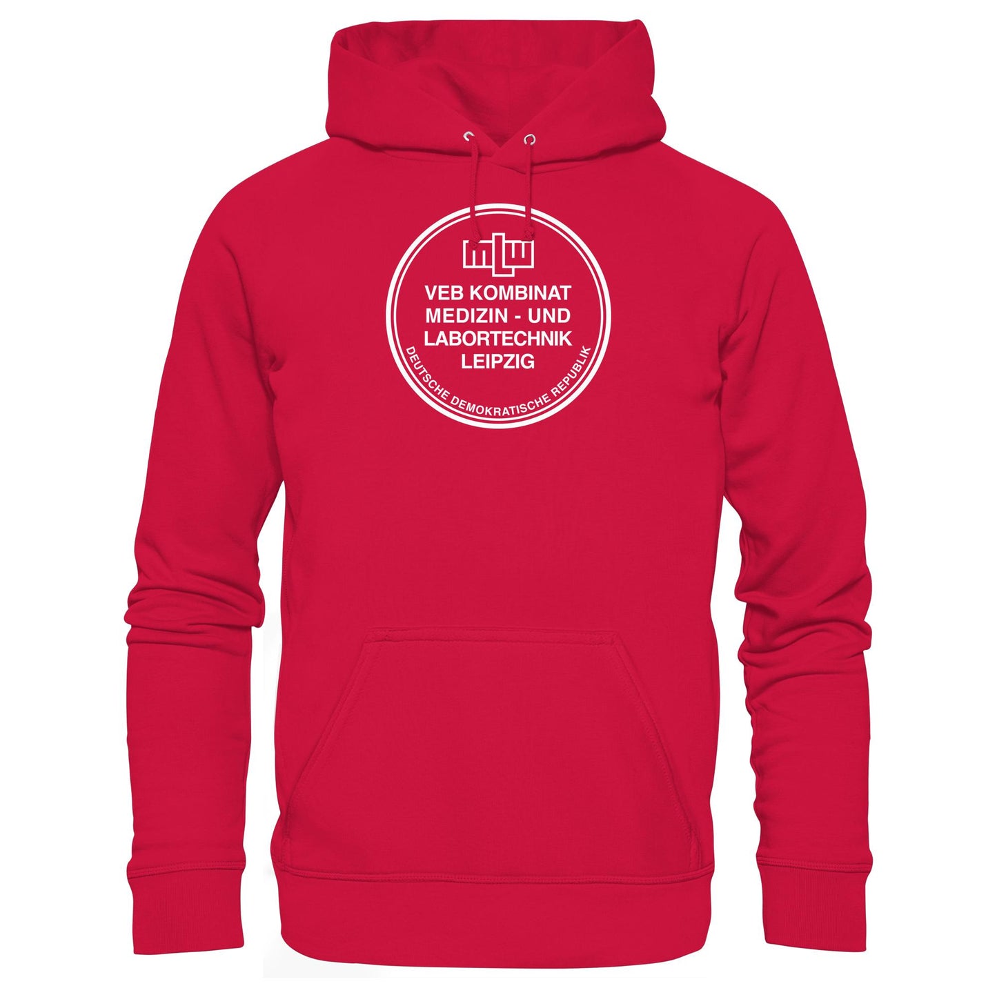 DDR Ostalgie Kapuze / Hoodie Unisex • VEB KOMBINAT MEDIZIN- UND LABORTECHNIK LEIPZIG