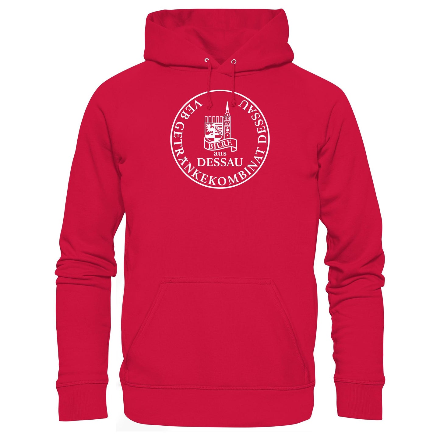 DDR Ostalgie Kapuze / Hoodie Unisex • VEB GETRÄNKEKOMBINAT DESSAU BIERE
