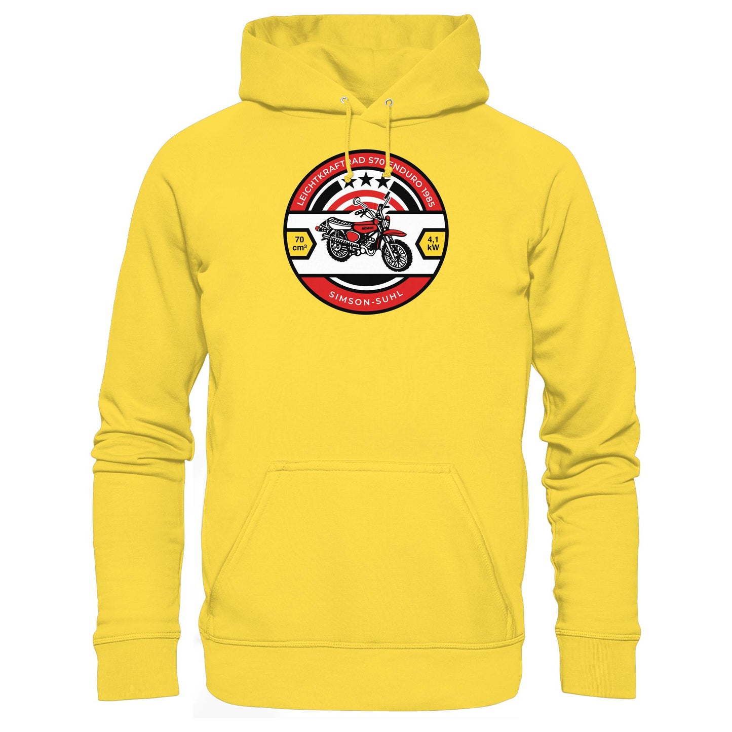 DDR Ostalgie Kapuze / Hoodie Unisex • SIMSON S70 - ORIGINAL BIERDECKEL