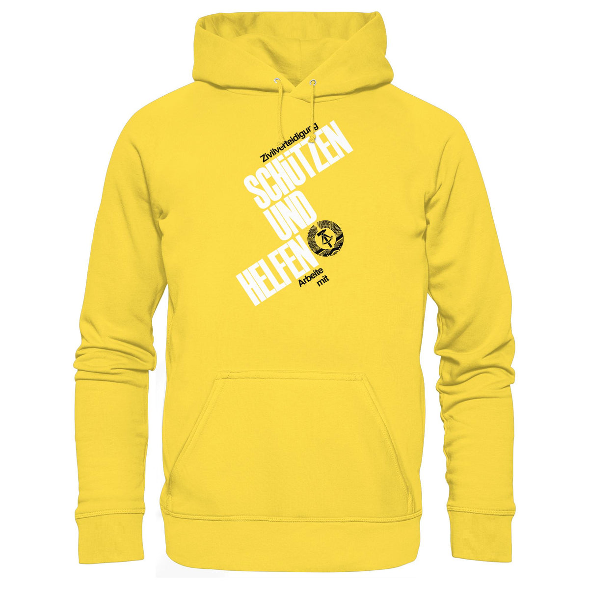 DDR-ZIVILVERTEIDIGUNG (ORIGINAL-PLAKAT) | DDR Ostalgie Kapuze / Hoodie Unisex