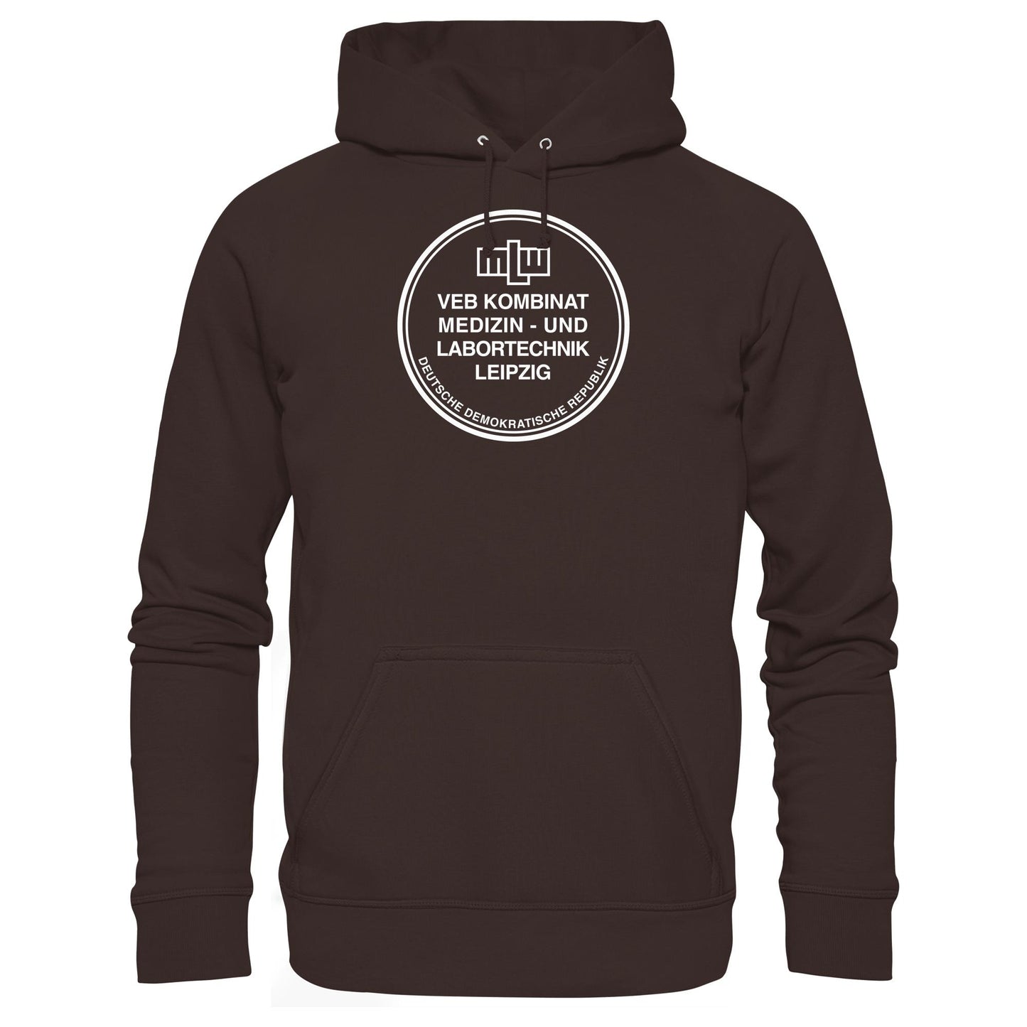 DDR Ostalgie Kapuze / Hoodie Unisex • VEB KOMBINAT MEDIZIN- UND LABORTECHNIK LEIPZIG