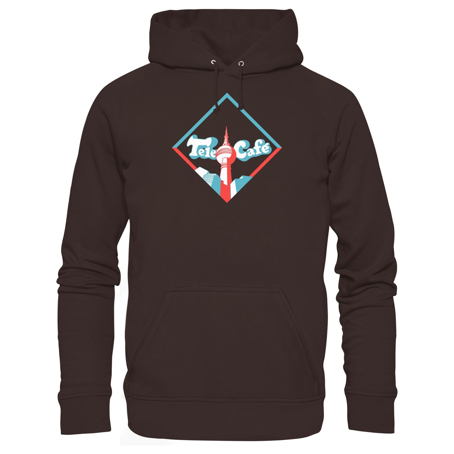 DDR Ostalgie Kapuze / Hoodie Unisex • TELE CAFÉ IM FERNSEHTURM BERLIN