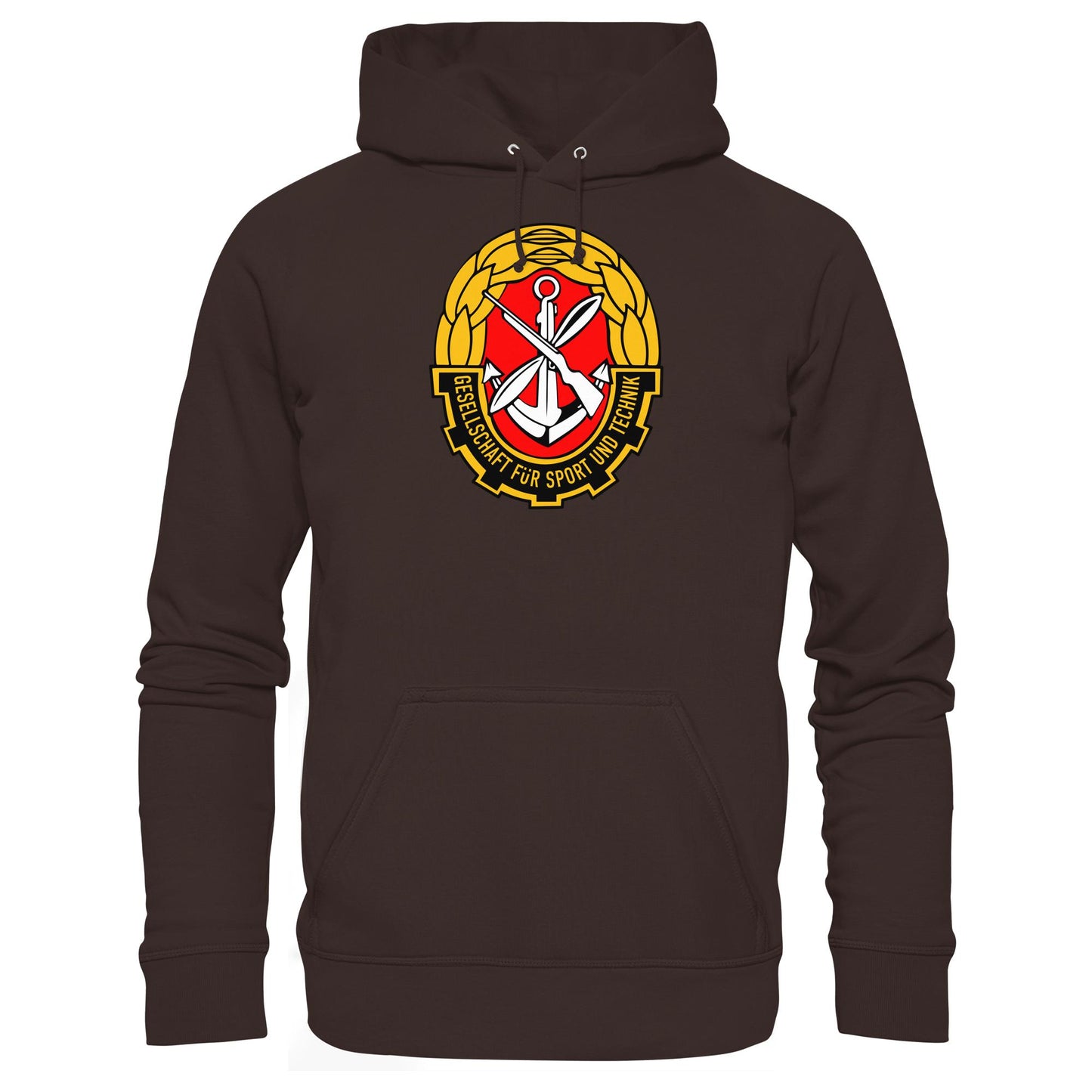 DDR Ostalgie Kapuze / Hoodie Unisex • GST - GESELLSCHAFT FÜR SPORT UND TECHNIK
