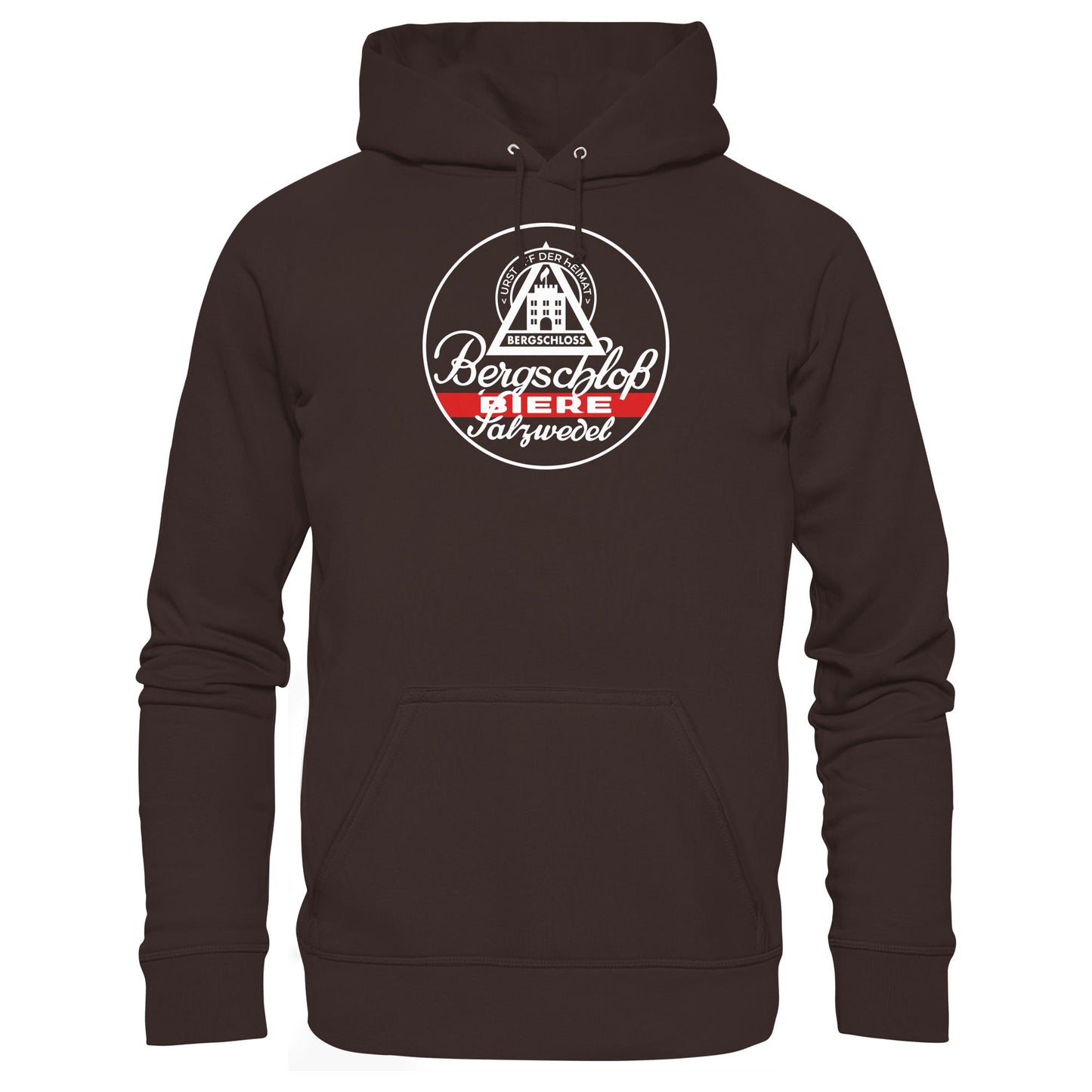 DDR Ostalgie Kapuze / Hoodie Unisex • BERGSCHLOSS BIERE SALZWEDEL