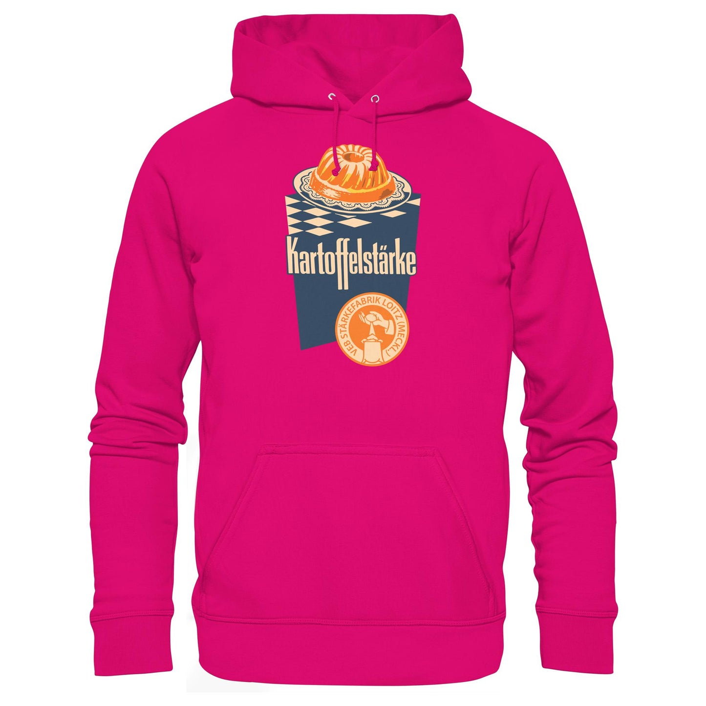 DDR Ostalgie Kapuze / Hoodie Unisex • VEB KARTOFFELSTÄRKE - VEB STÄRKEFABRIK LOITZ