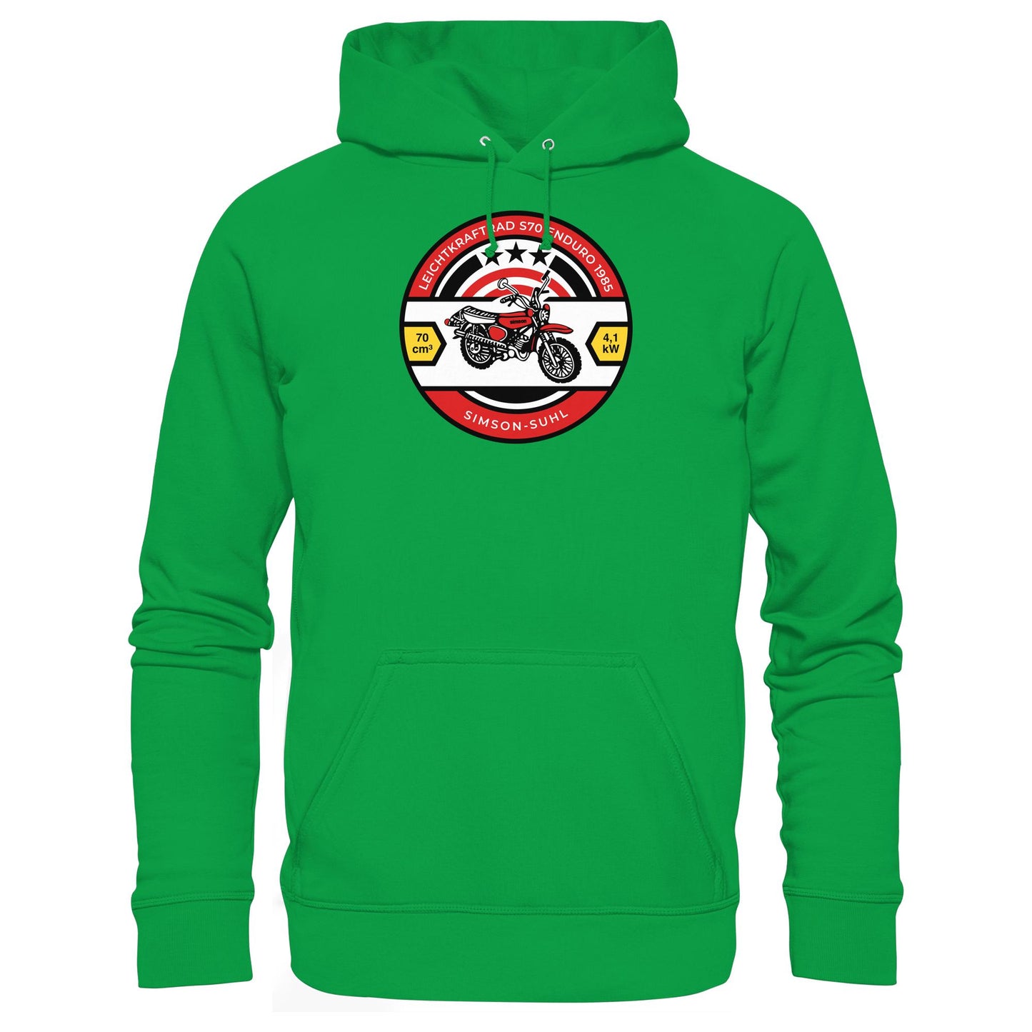 DDR Ostalgie Kapuze / Hoodie Unisex • SIMSON S70 - ORIGINAL BIERDECKEL