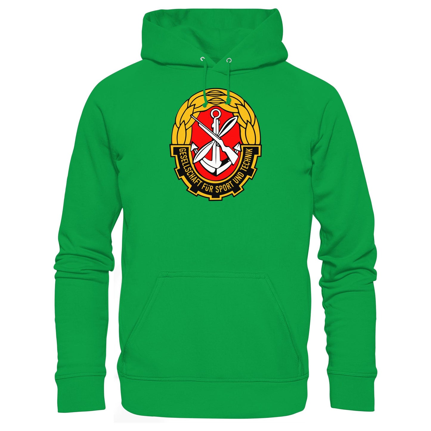 DDR Ostalgie Kapuze / Hoodie Unisex • GST - GESELLSCHAFT FÜR SPORT UND TECHNIK